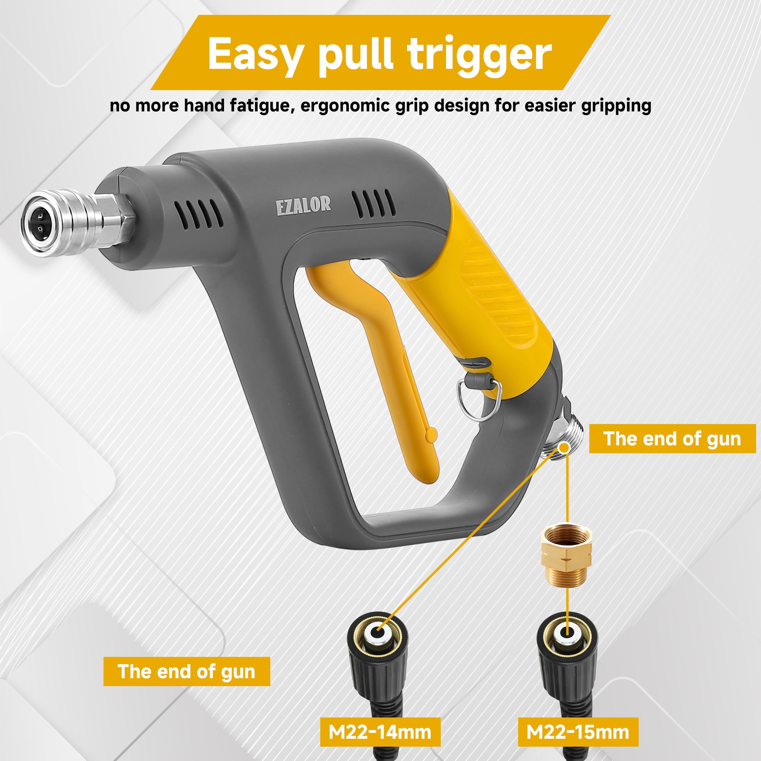 EZALOR set of 0°,15°,25°,40°,65° nozzles for targeted spray angles