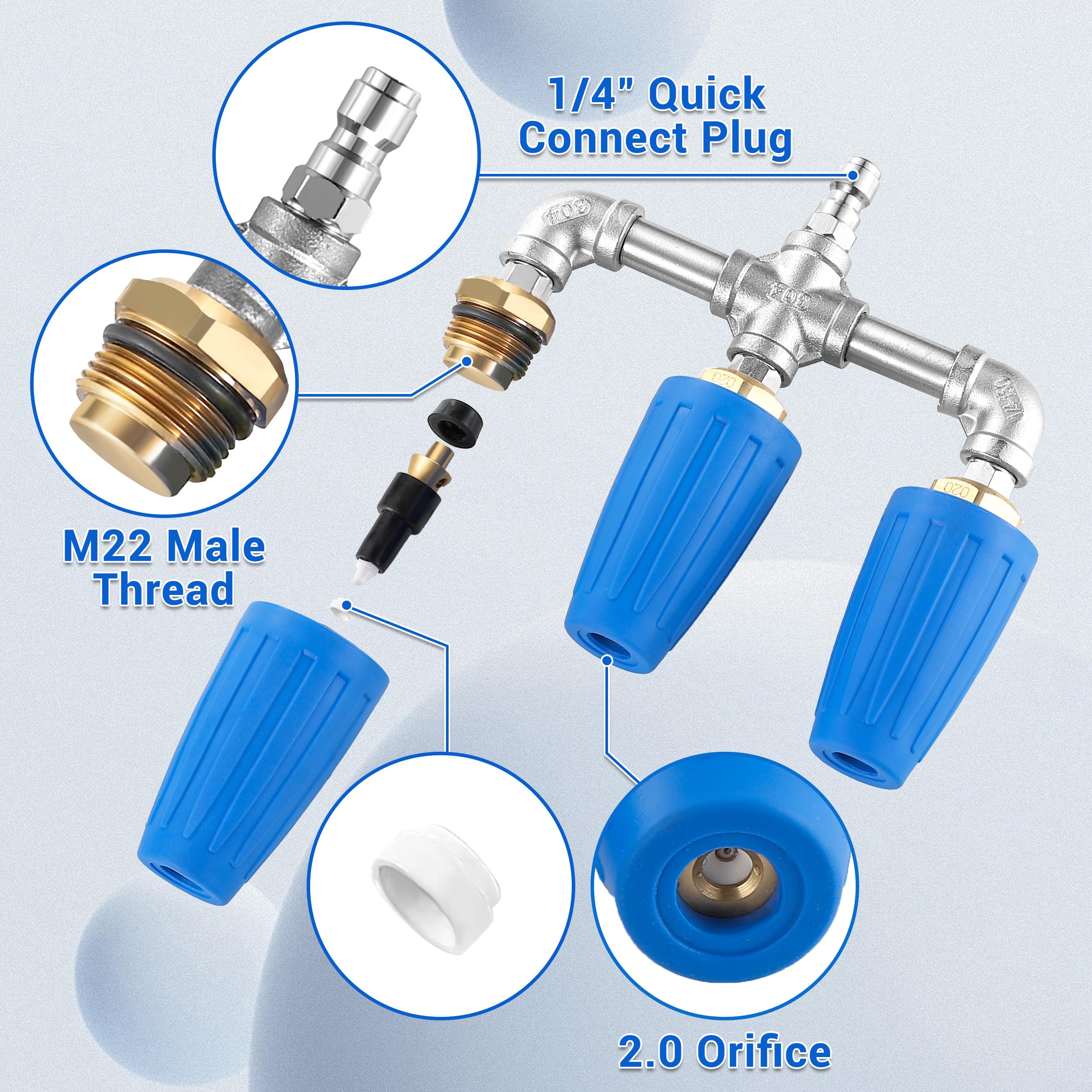 EZALOR stainless steel body close-up for corrosion resistance and long life