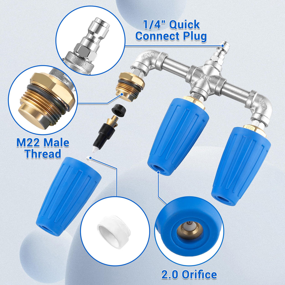 EZALOR stainless steel body close-up for corrosion resistance and long life