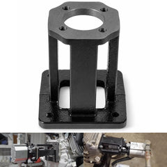 Ezbzyz front view of pump mount showing robust cast iron for reliable support