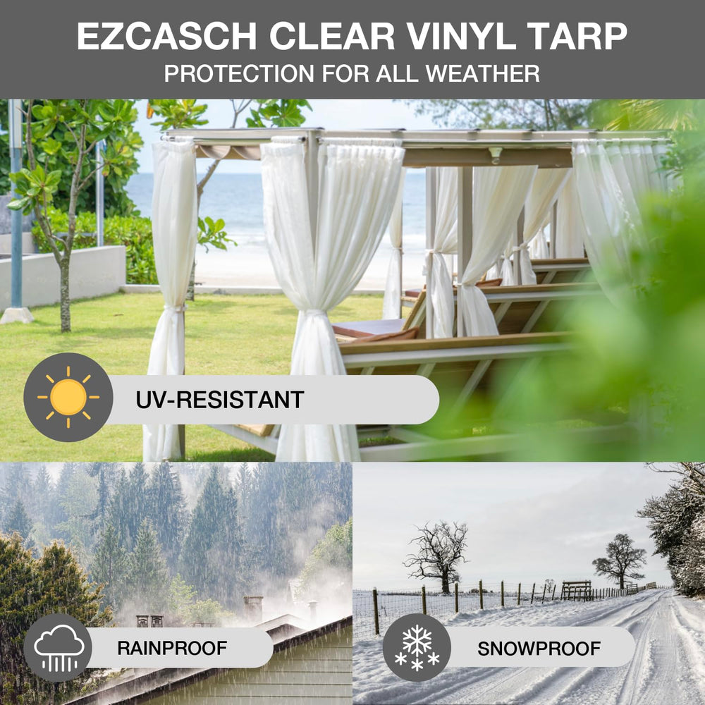 Ezcasch lifestyle porch scene illustrating comfort and element protection
