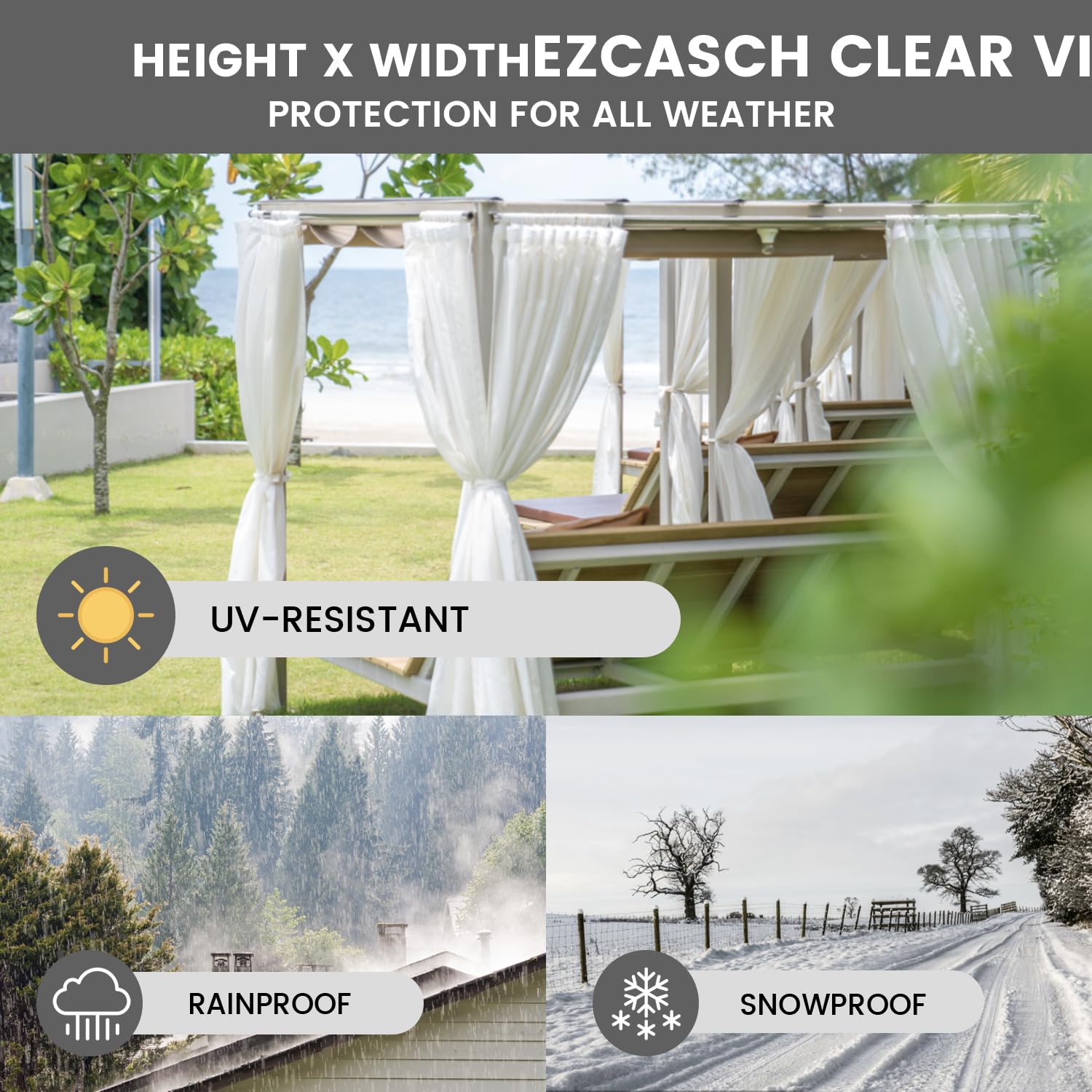 Ezcasch on porch in use showing protected seating area and outdoor visibility