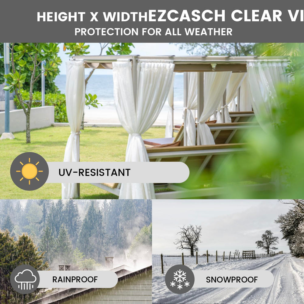 Ezcasch on porch in use showing protected seating area and outdoor visibility