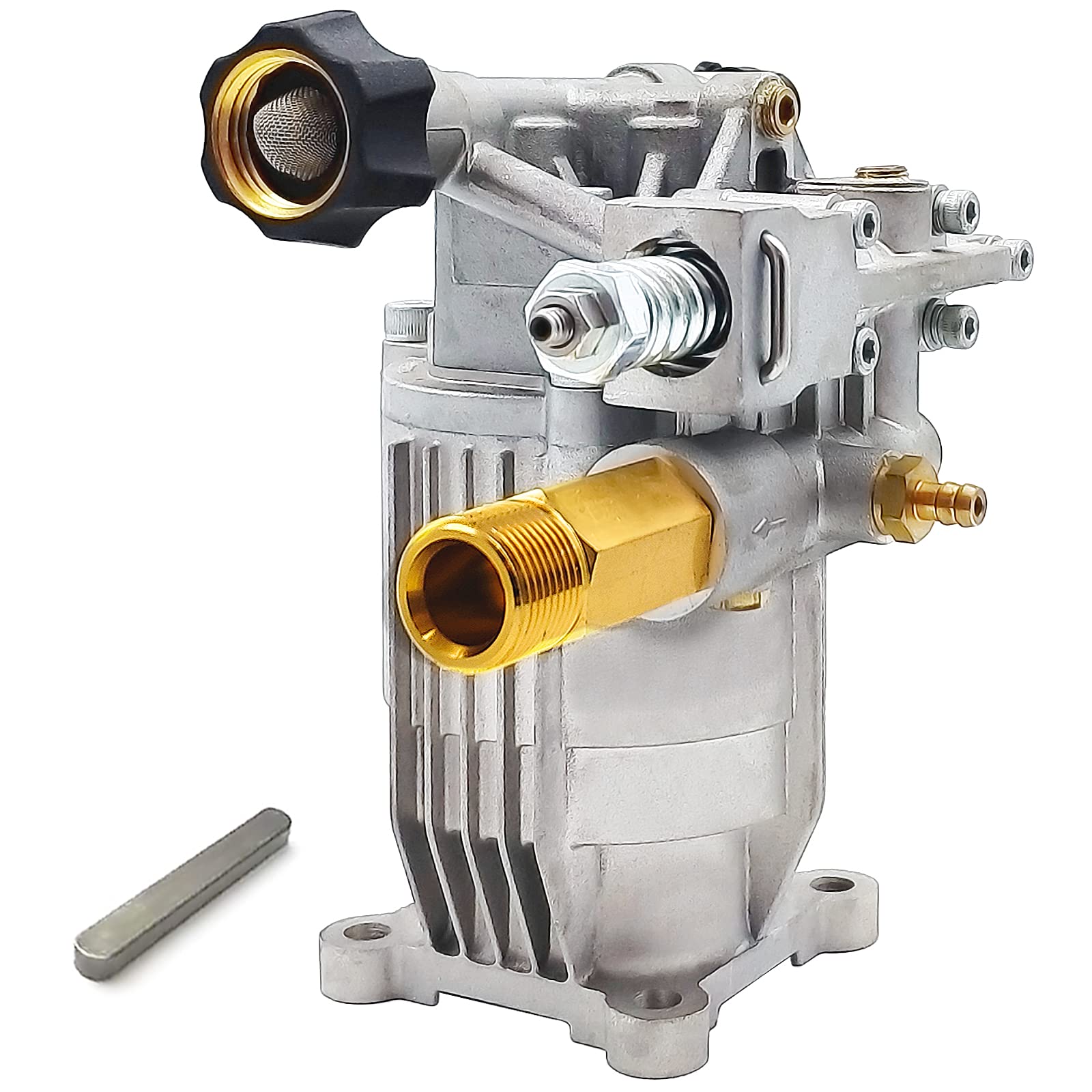 EZJOB pump front view showing mounting pattern and robust construction for easy replacement