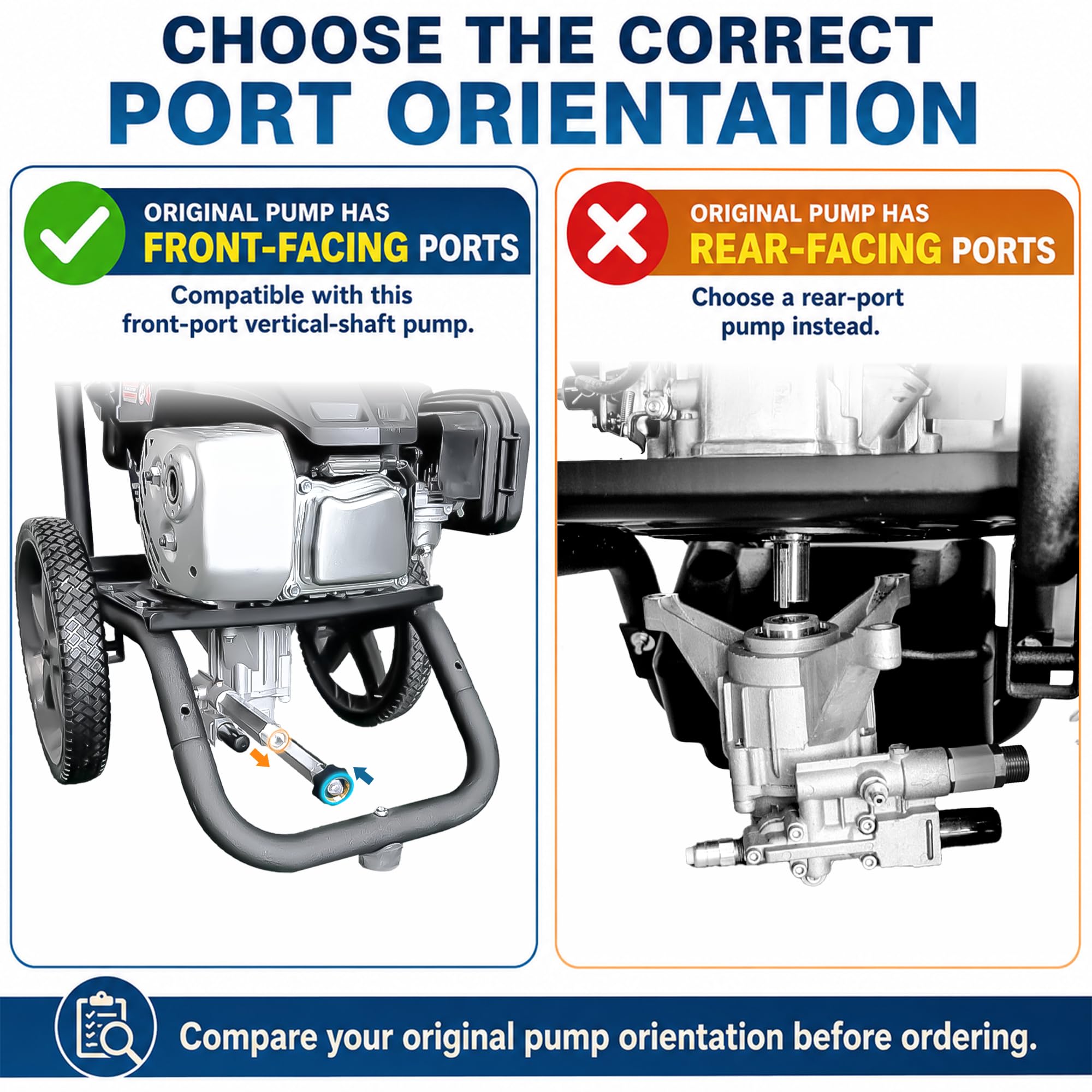 EZJOB pump pre-filled oil label visible for immediate operation