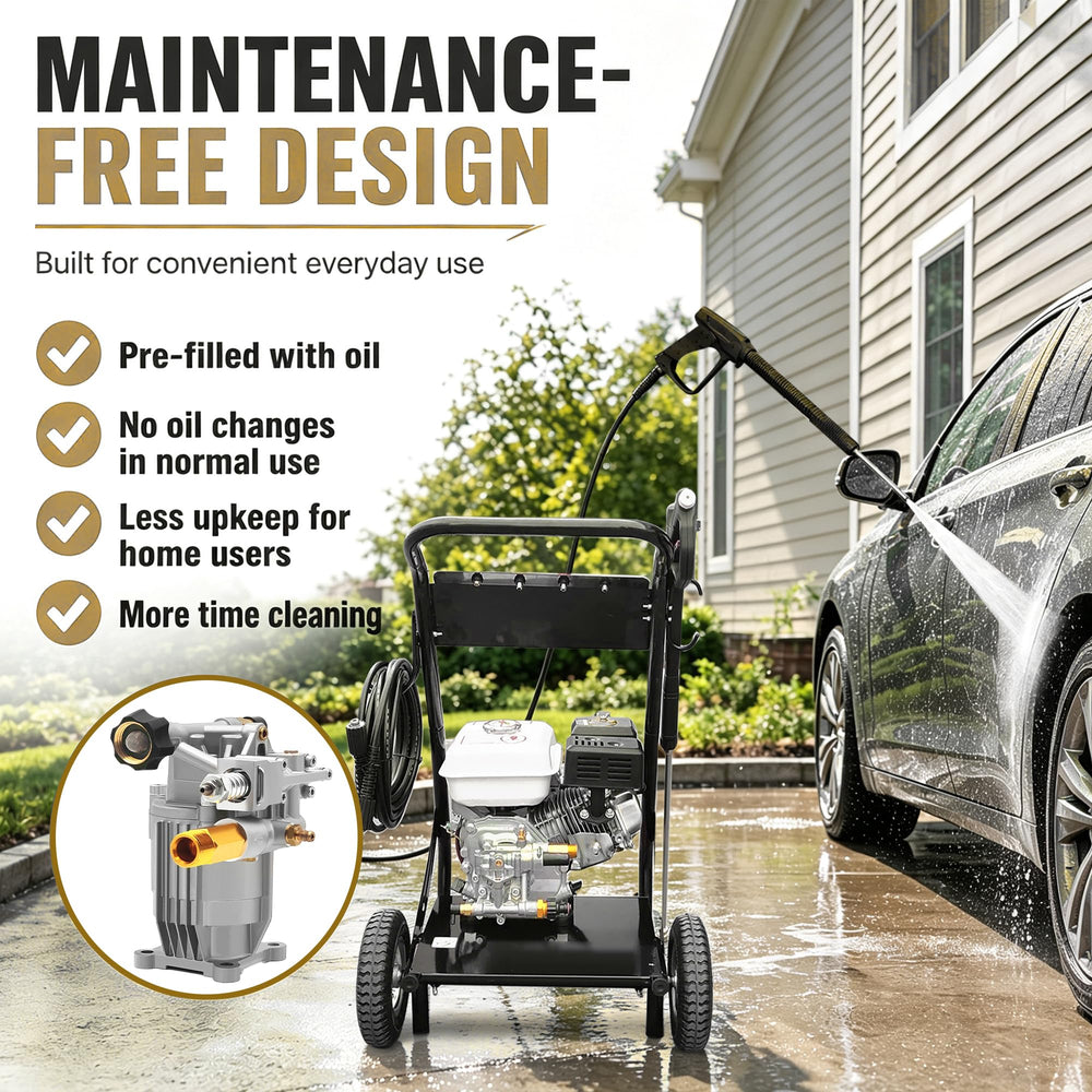 EZJOB oil fill and double-seal design pre-filled for low maintenance