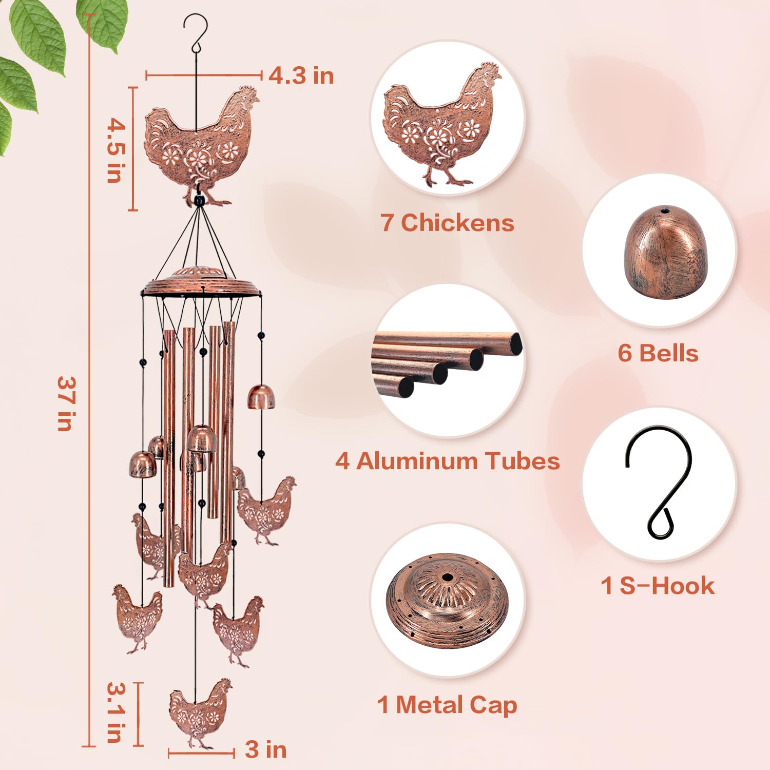 EZTZEN small chickens detail emphasizing handcrafted layered design