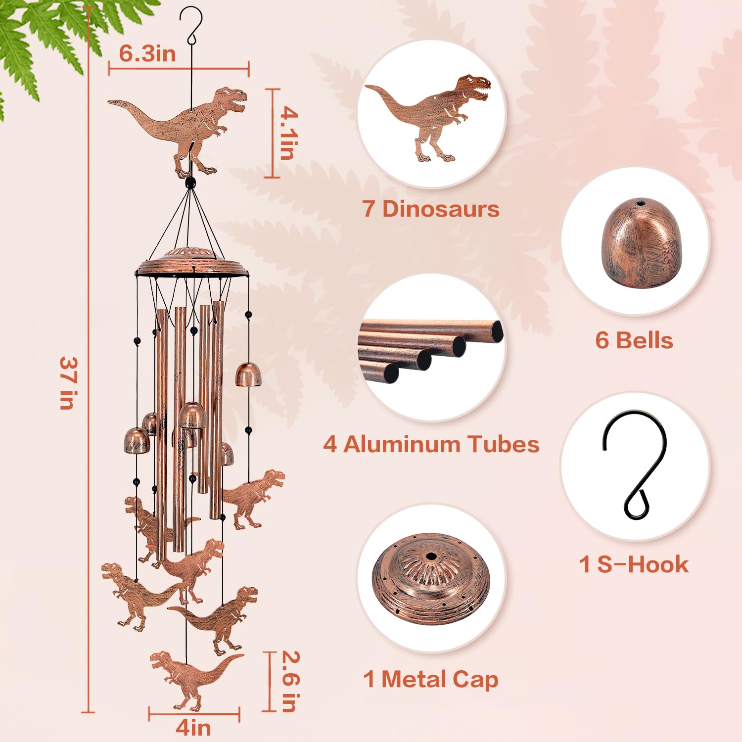 EZTZEN bells and top cover image showing protected hardware and weather-resistant finish