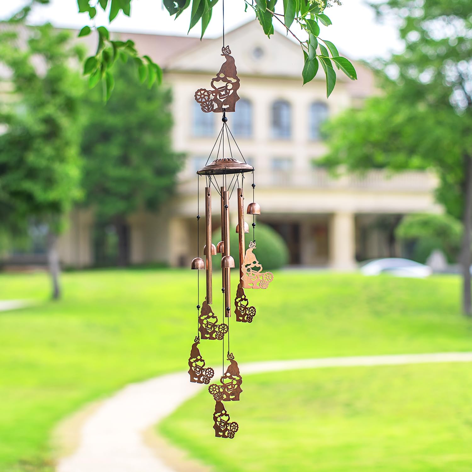 EZTZEN weathered antique finish close-up demonstrating rustic garden aesthetic