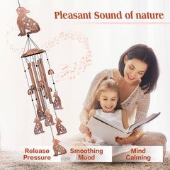 EZTZEN wind chime hanging in garden adding gentle sound and ambiance