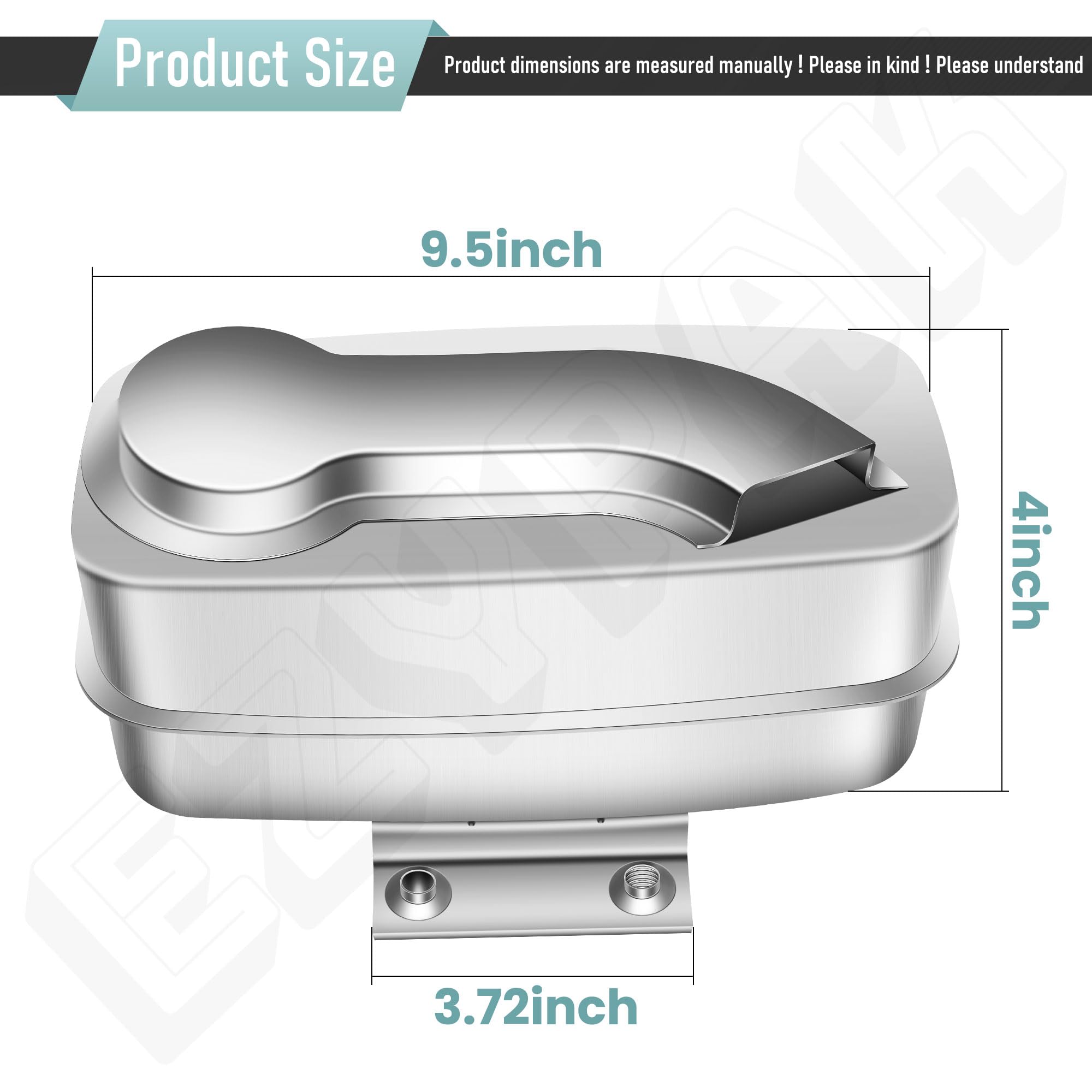 EZYPak muffler dual inlet detail highlighting fit alignment benefit