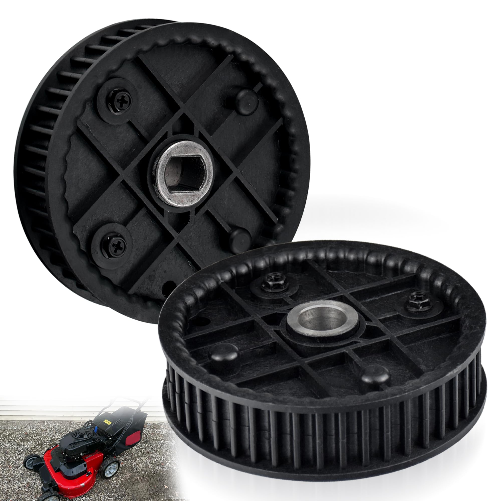EZYPAK front view of sprocket showing precise fit and durable build