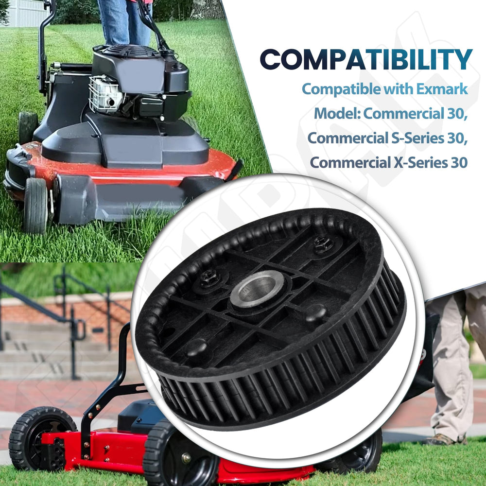 EZYPAK sprocket beside ruler showing accurate 30-inch compatible dimensions
