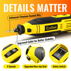 EzzDoo angle attachment detail ensuring consistent sharpening angle