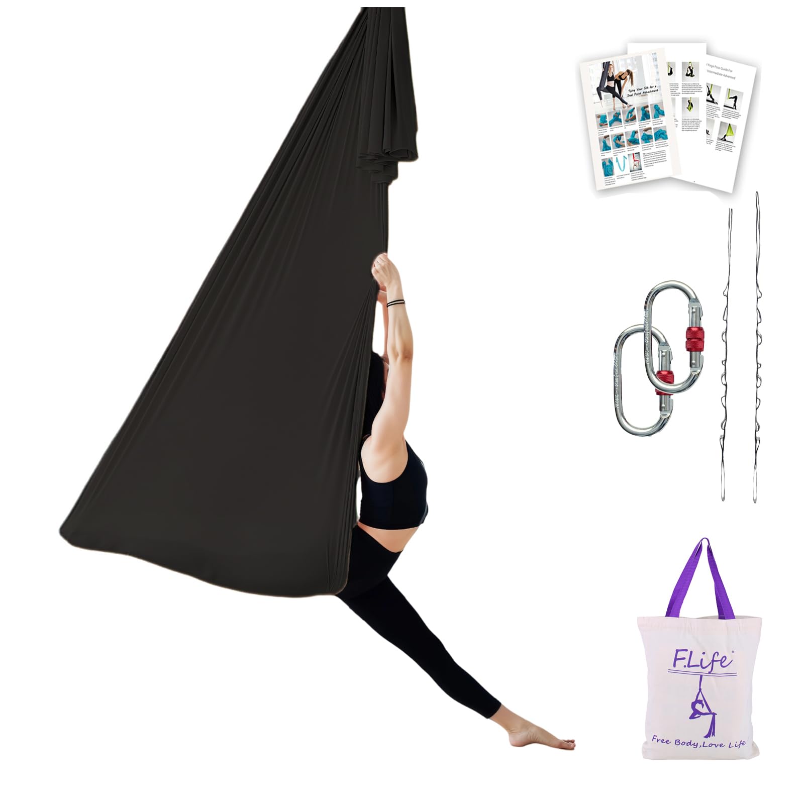 F.Life hammock front view in bag showing portability and protection
