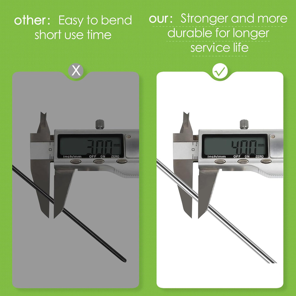 FAAYUCK staple securing landscape fabric, demonstrating firm anchoring benefit