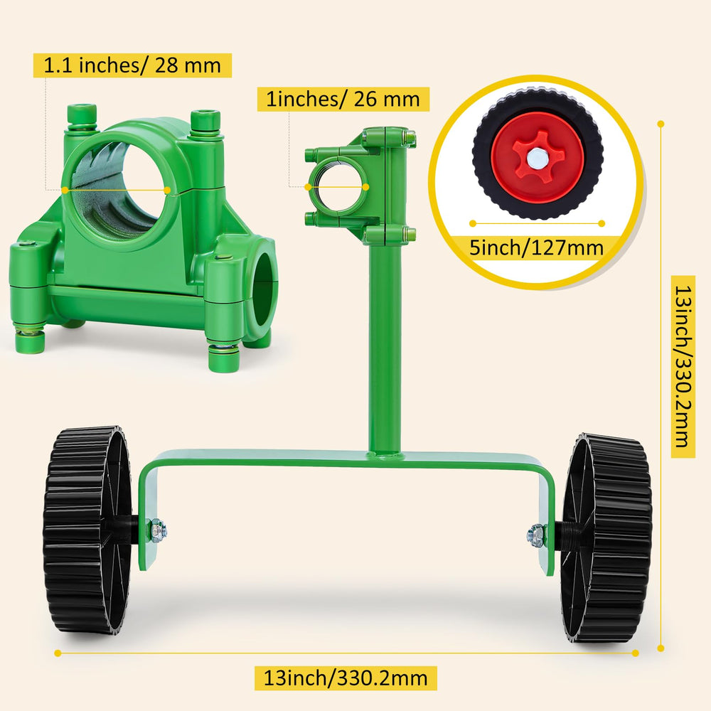 Fabbay close-up of wheel tread demonstrating low-friction rolling benefit