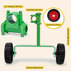 Fabbay close-up of wheel tread demonstrating low-friction rolling benefit