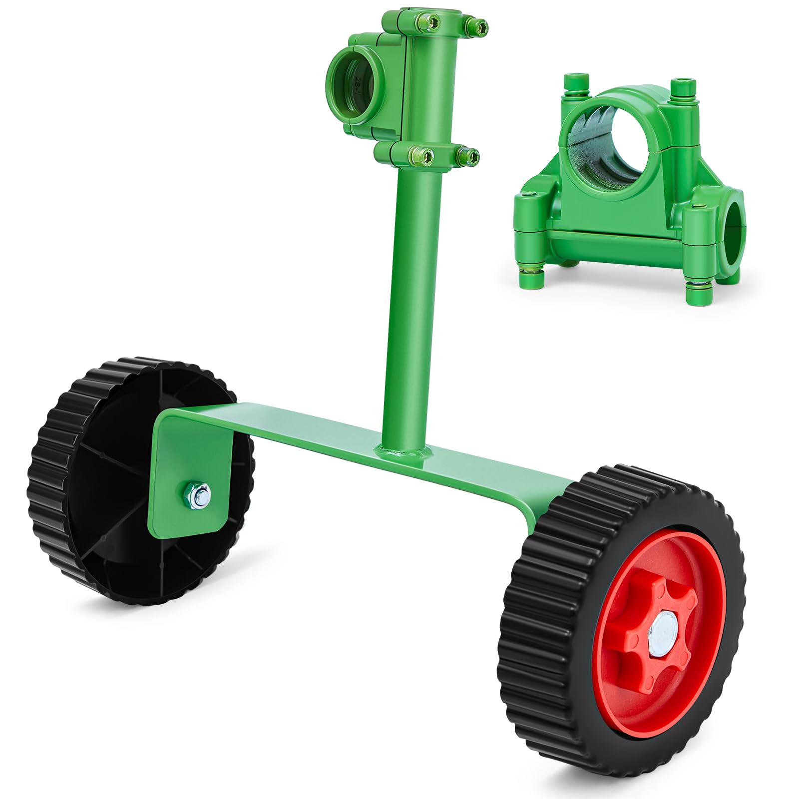 Fabbay front view of support wheel showing compact design and improved control