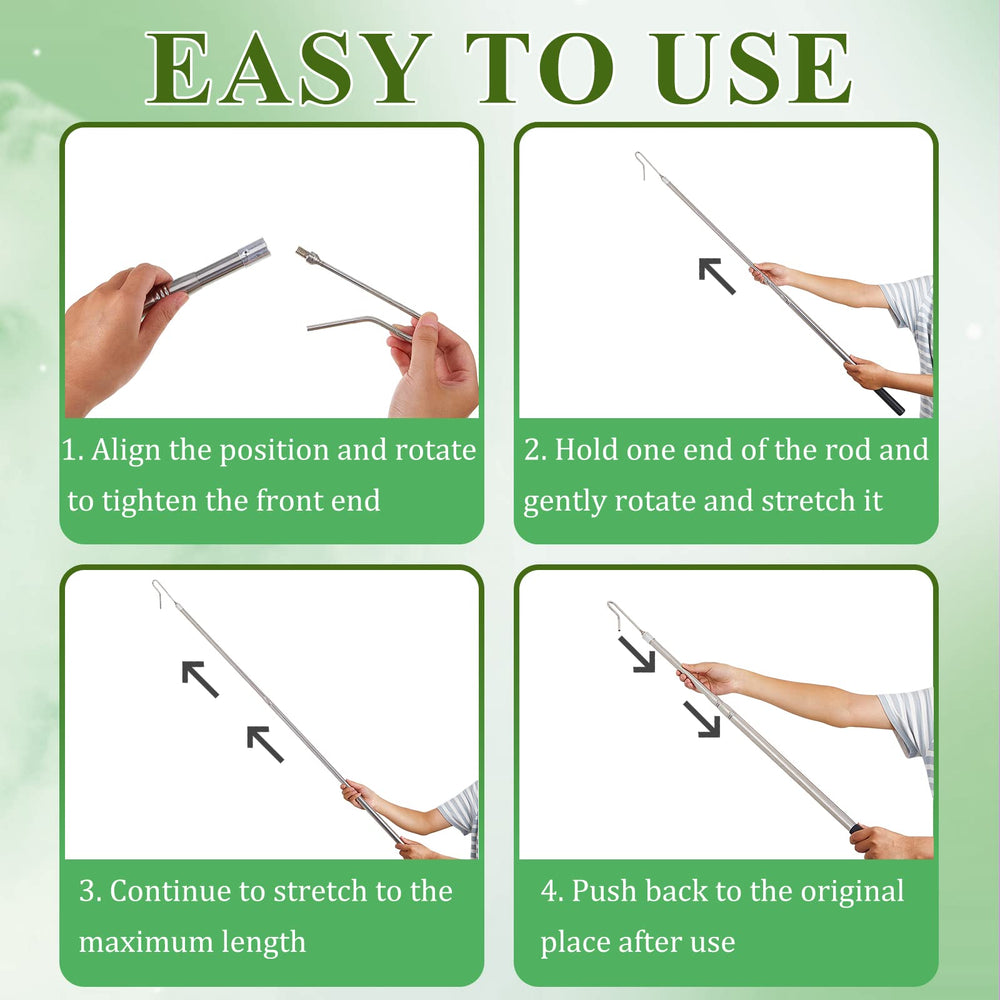Fabbay hook engaging a chicken leg demonstrating secure grip with minimal stress