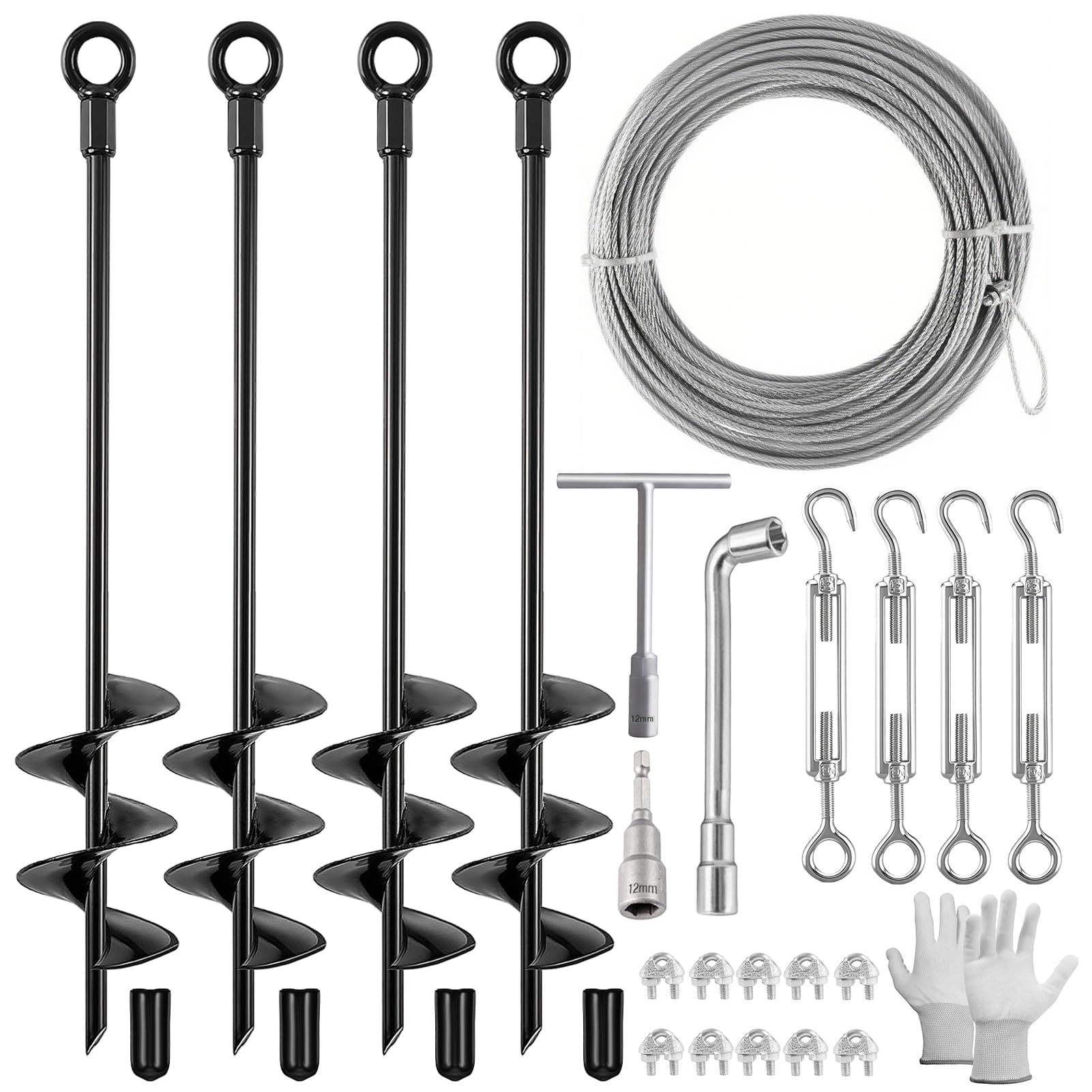 Fabulas front packaging showing full anchor kit and easy setup benefit