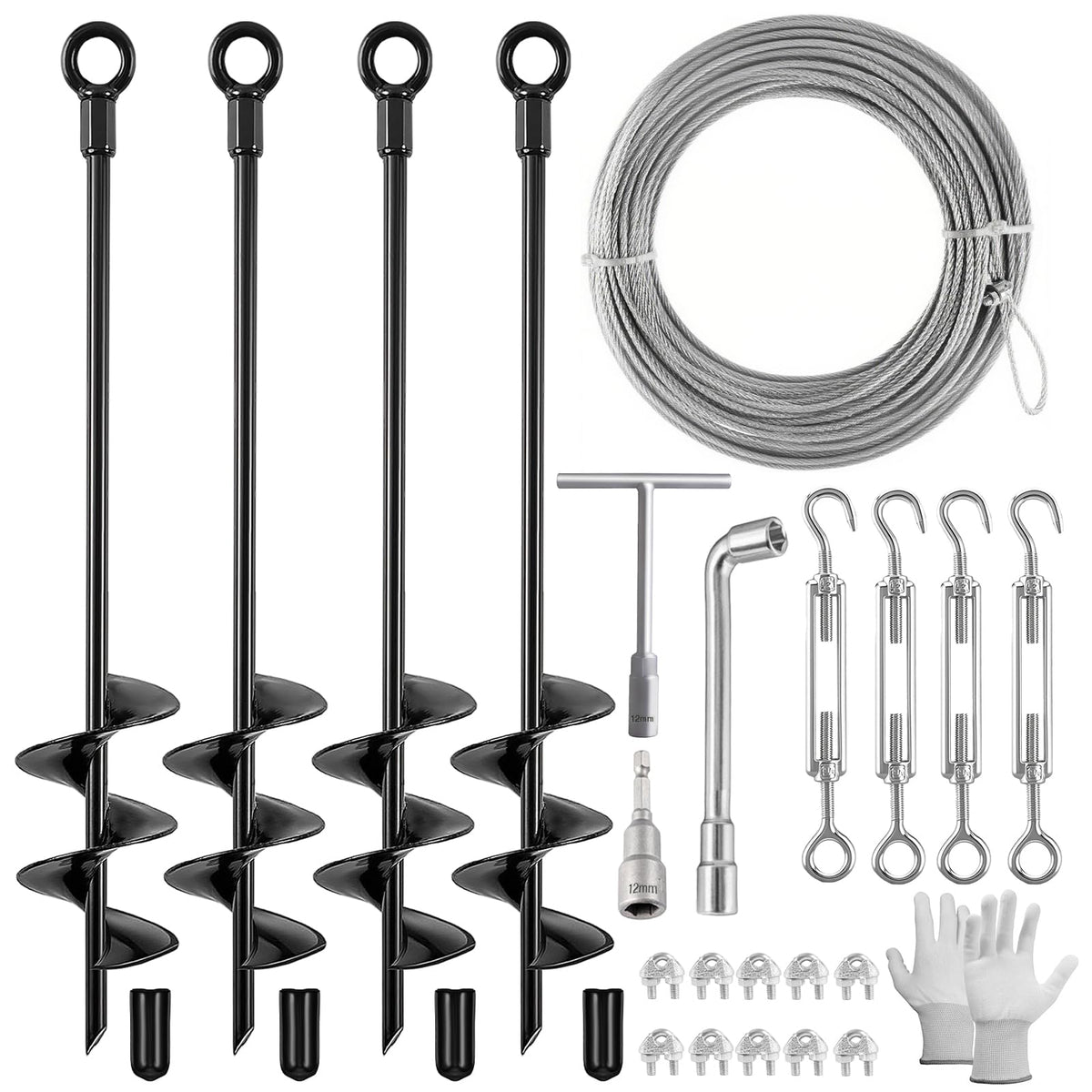 Fabulas front packaging showing full anchor kit and easy setup benefit