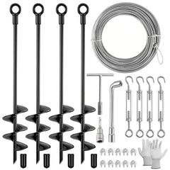 Fabulas front packaging showing full anchor kit and easy setup benefit