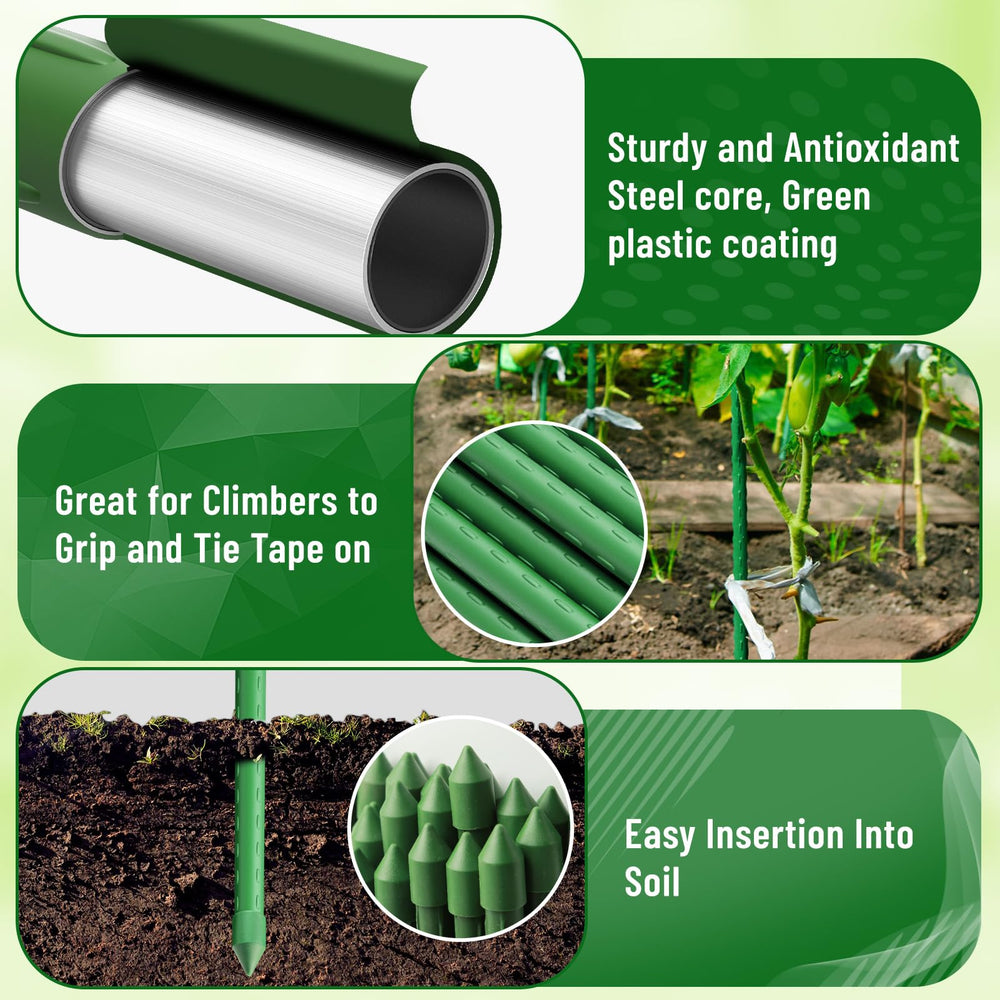 Fabulas pointed tip detail showing easy soil insertion and firm anchoring benefit