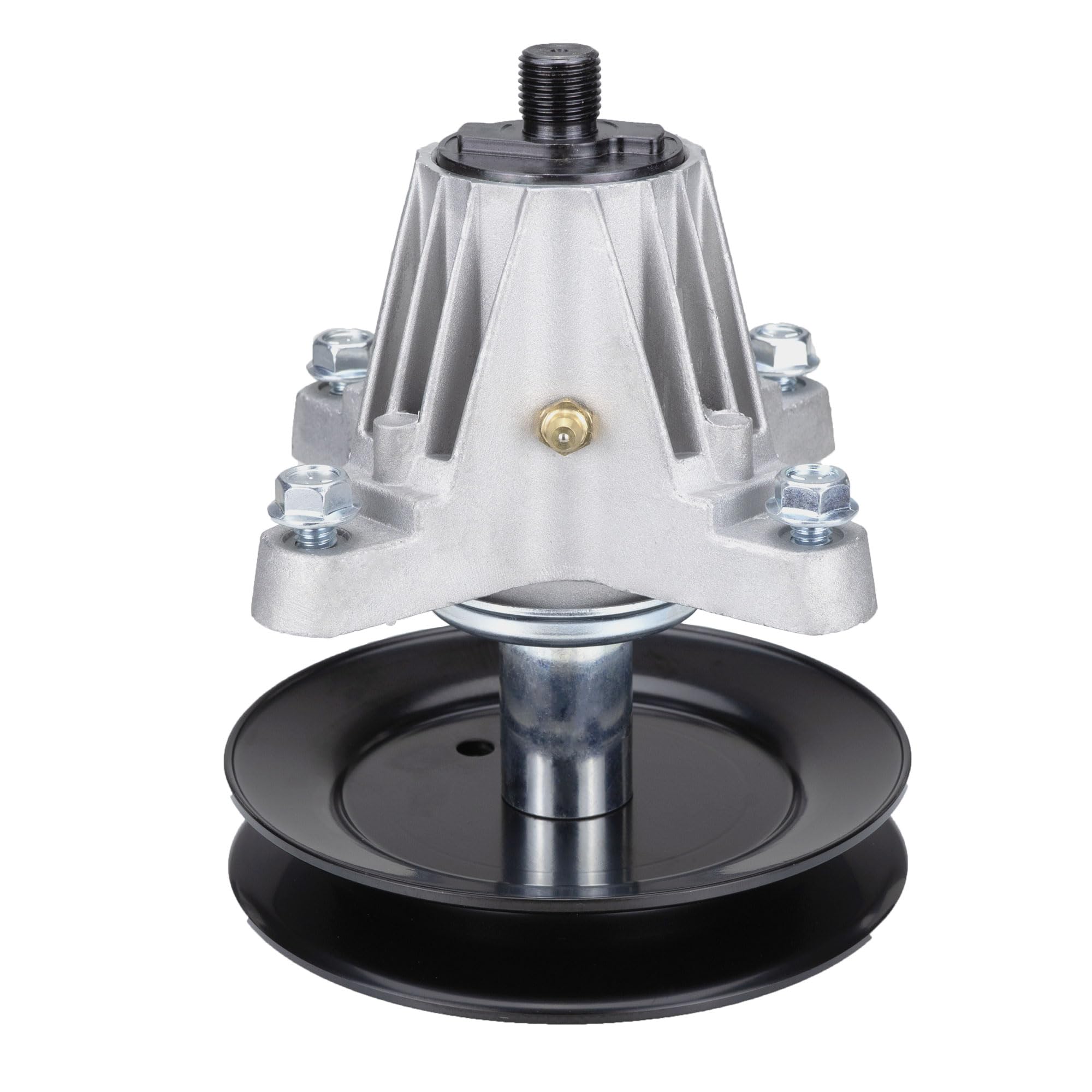 FacaBmil front view of spindle assembly showing exact-fit design and easy swap benefit
