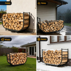 facka lifestyle image by fireplace showing convenient wood access and cozy setup