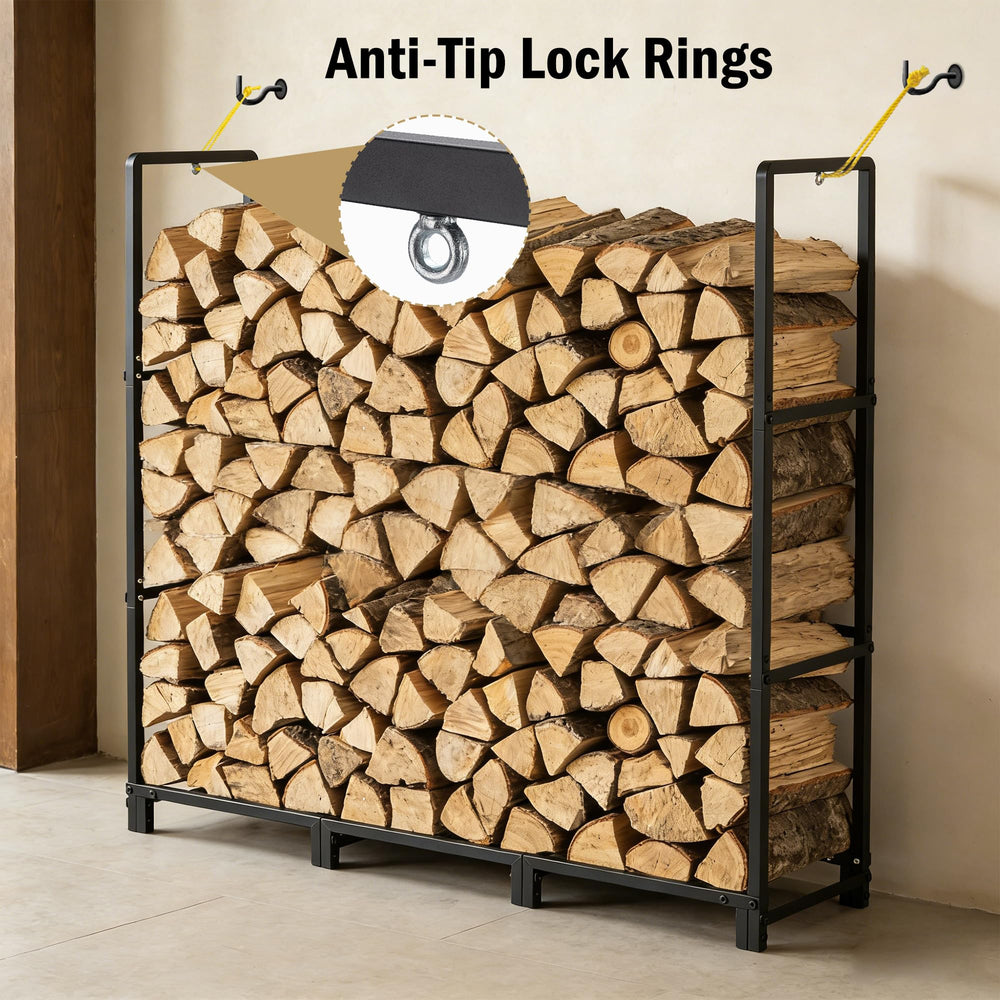 facka waterproof cover top view protecting logs from rain and dust