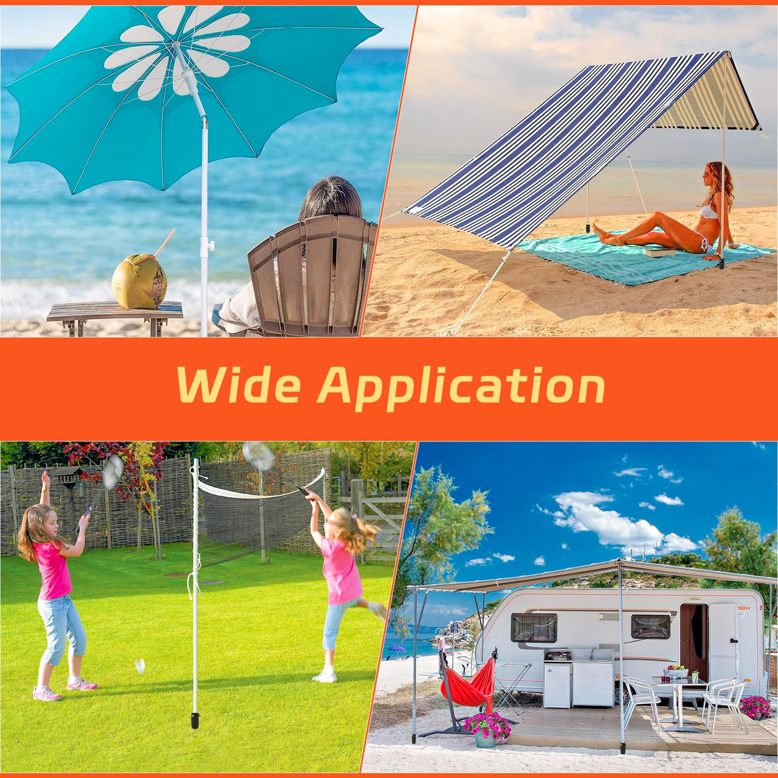 FactionGarden lifestyle image of beach setup showing quick install convenience benefit