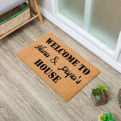 FAGGMY PVC backing detail preventing slips and helping the mat lie flat