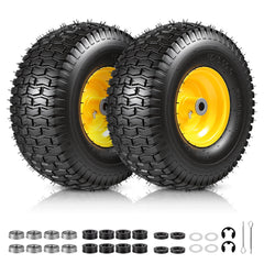 FAHKNS front view of tire and wheel showing ready replacement benefit