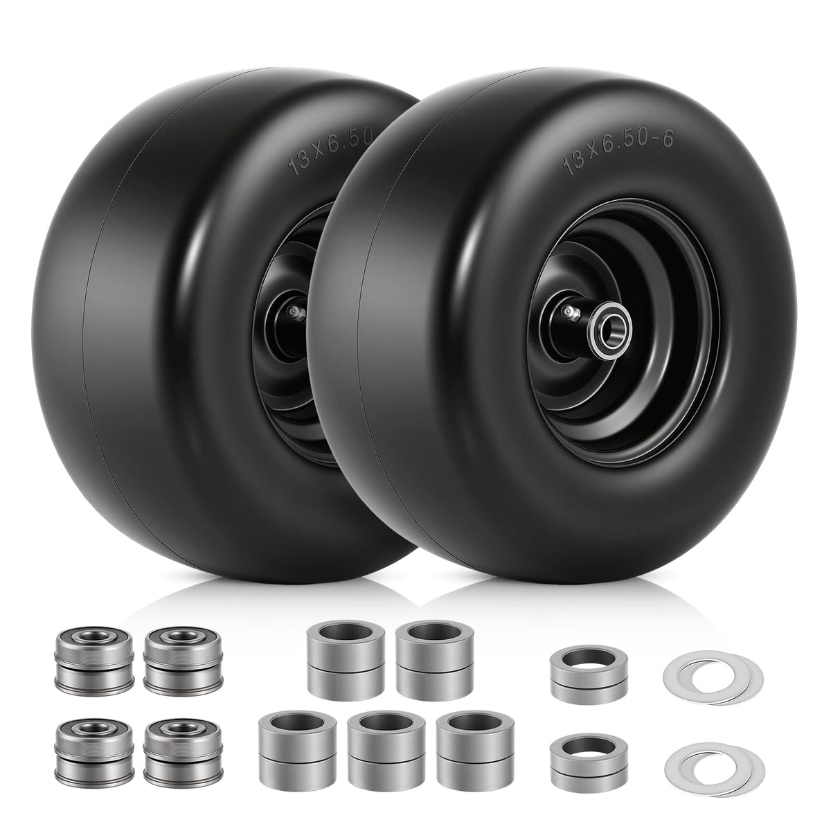 FAHKNS front view of assembled tire and wheel showing complete unit and fit benefit