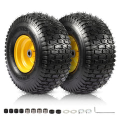 FAHKNS front view wheel assembly showing ready-to-install design and durability