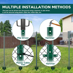 FAHKNS pre-drilled holes visible for fast, consistent fence tie placement