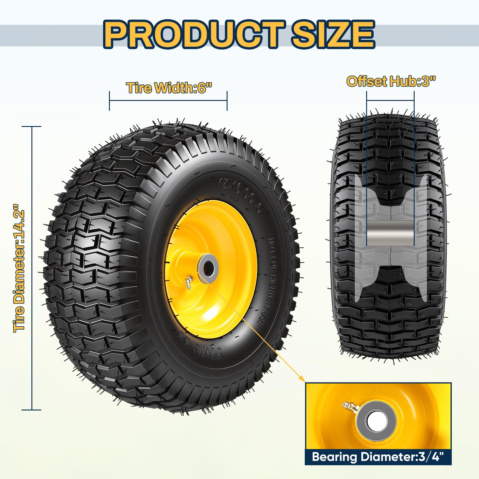 FAHKNS close-up of tread showing rugged rubber for better traction