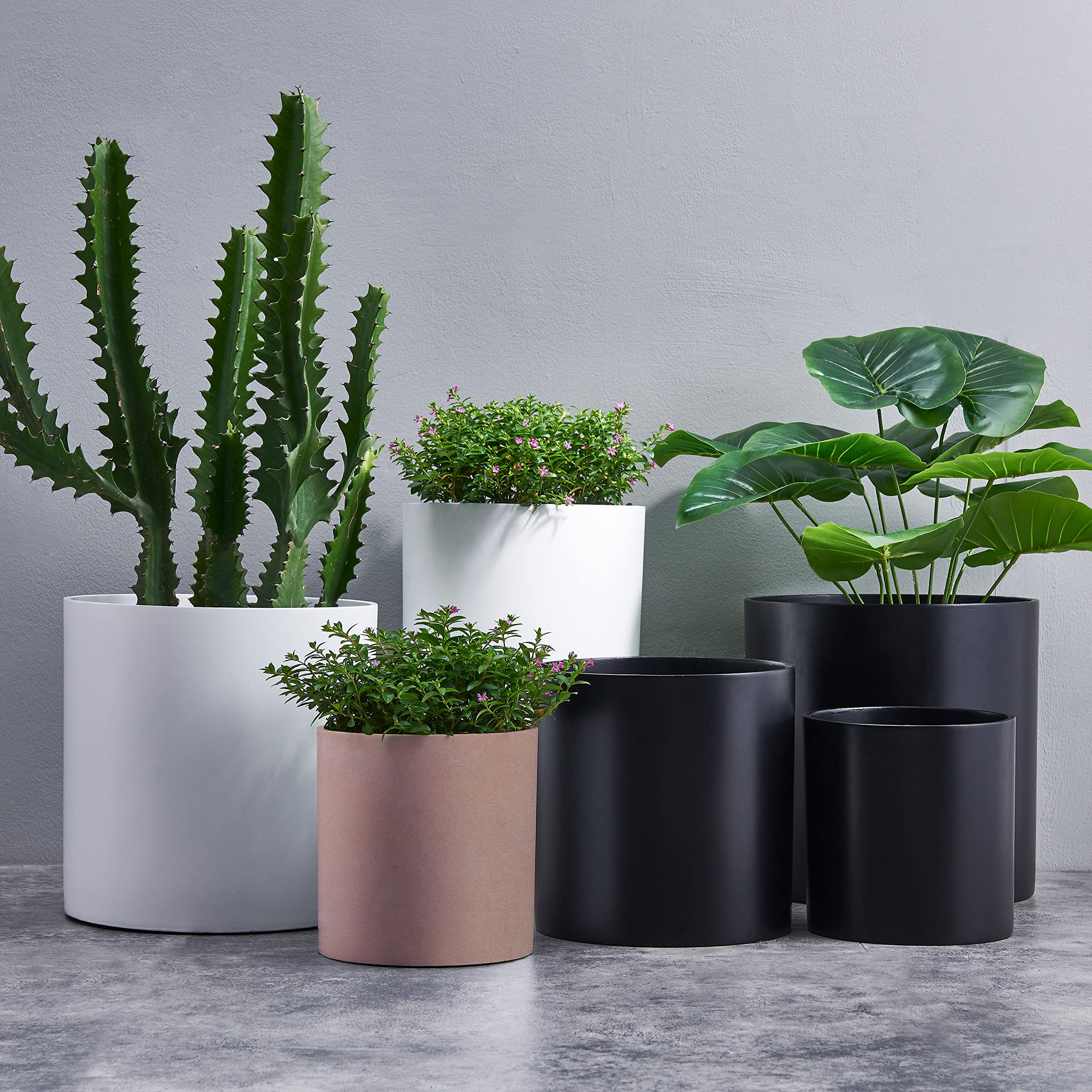 FaithLand planter on balcony showing weatherproof material and outdoor resilience