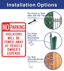 Faittoo drilled holes detail for easy mounting on fences or posts