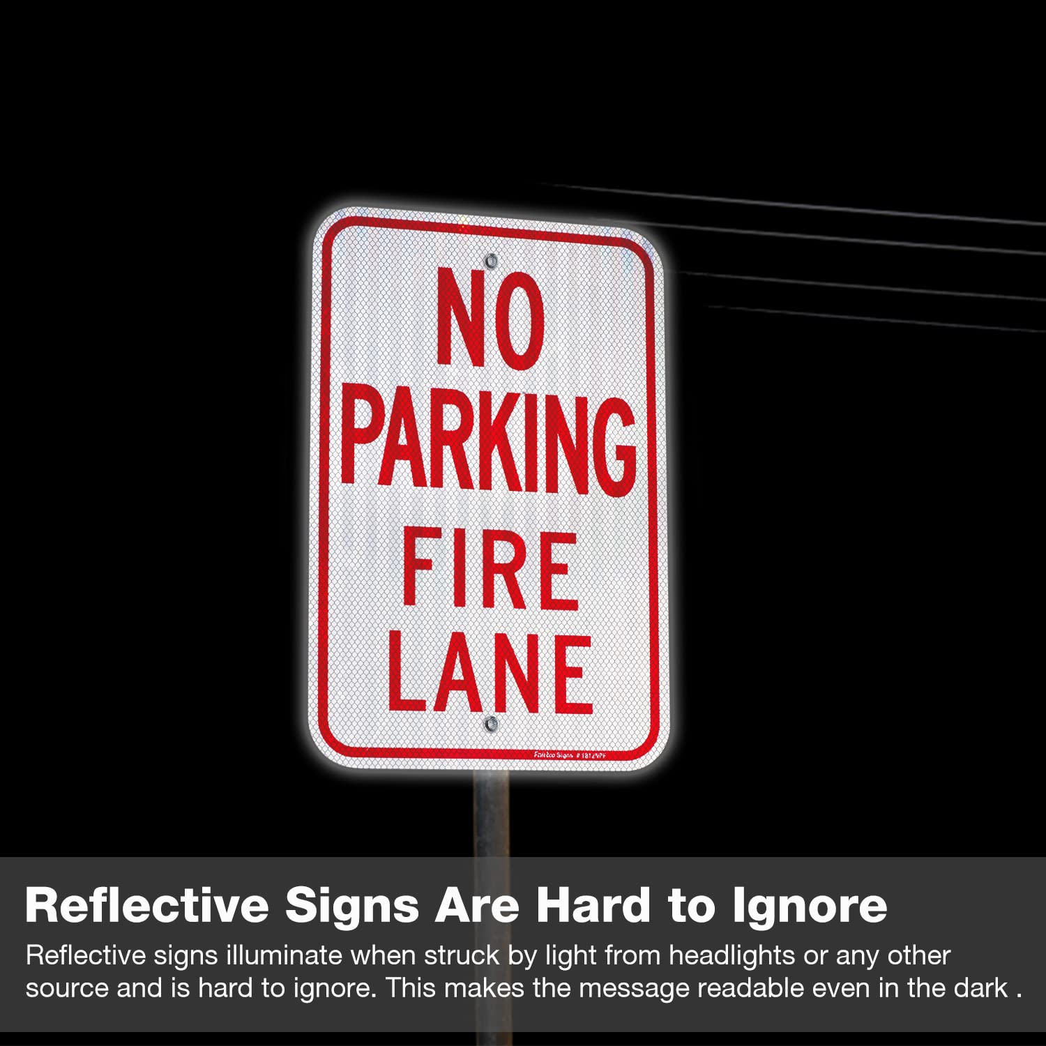 Faittoo sign on gate illustrating clear marking near parked cars