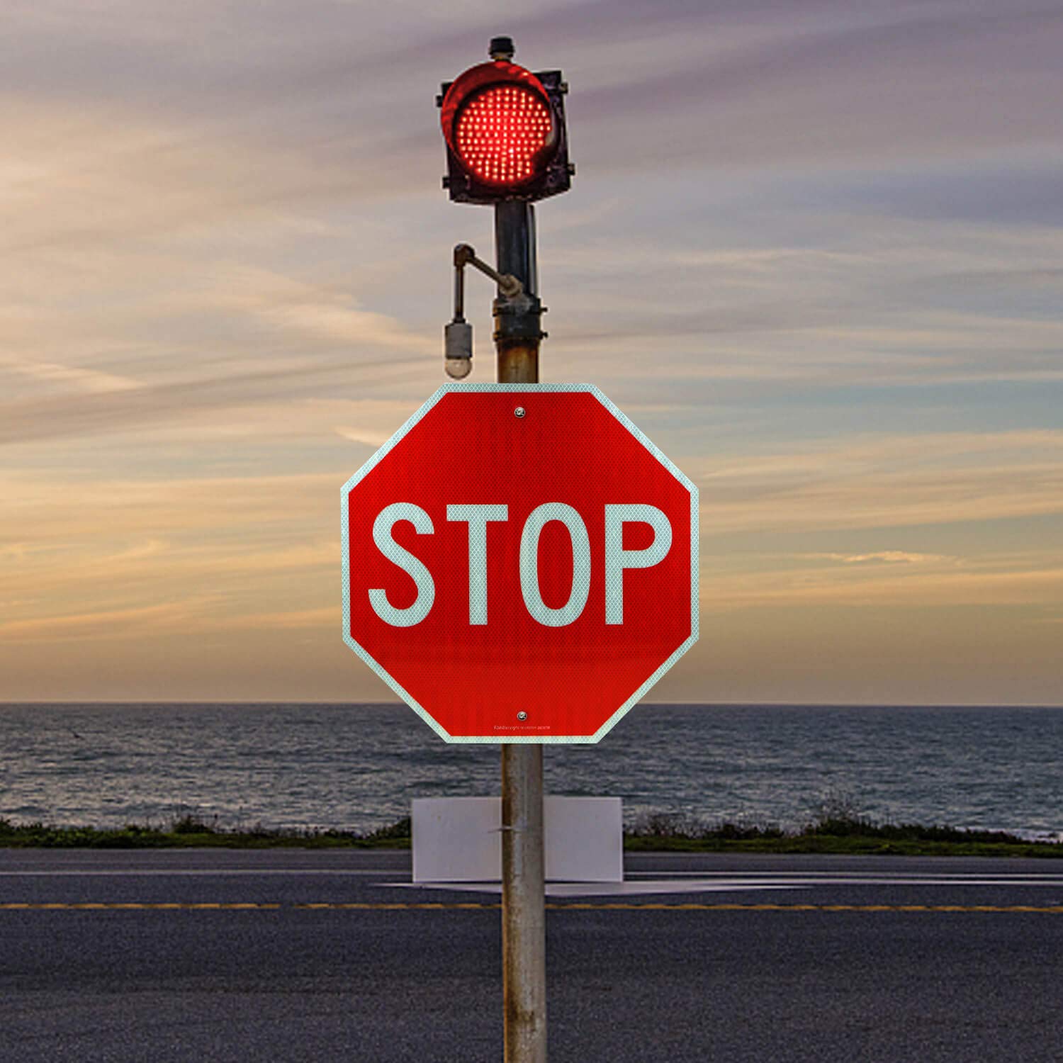 Faittoo sign installed at driveway highlighting clearer traffic control