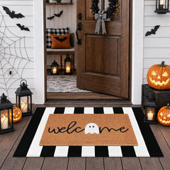 Fallovea welcome ghost front view adds festive curb appeal and durability