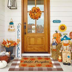 Fallovea doormat front view offering seasonal welcome and curb appeal