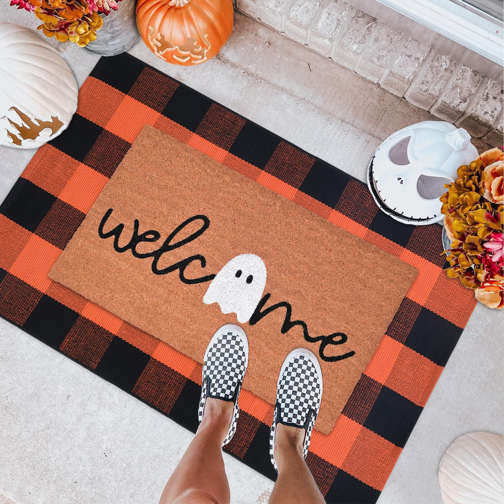 Fallovea porch lifestyle scene shows coordinated decor and inviting entrance