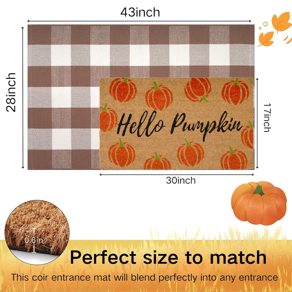 Fallovea plaid rug laid flat showing cozy texture and coverage benefit