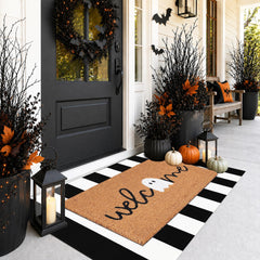 Fallovea two-piece set styled on porch creates welcoming seasonal entrance