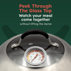 Family Counter steam vent detail managing moisture to keep food juicy