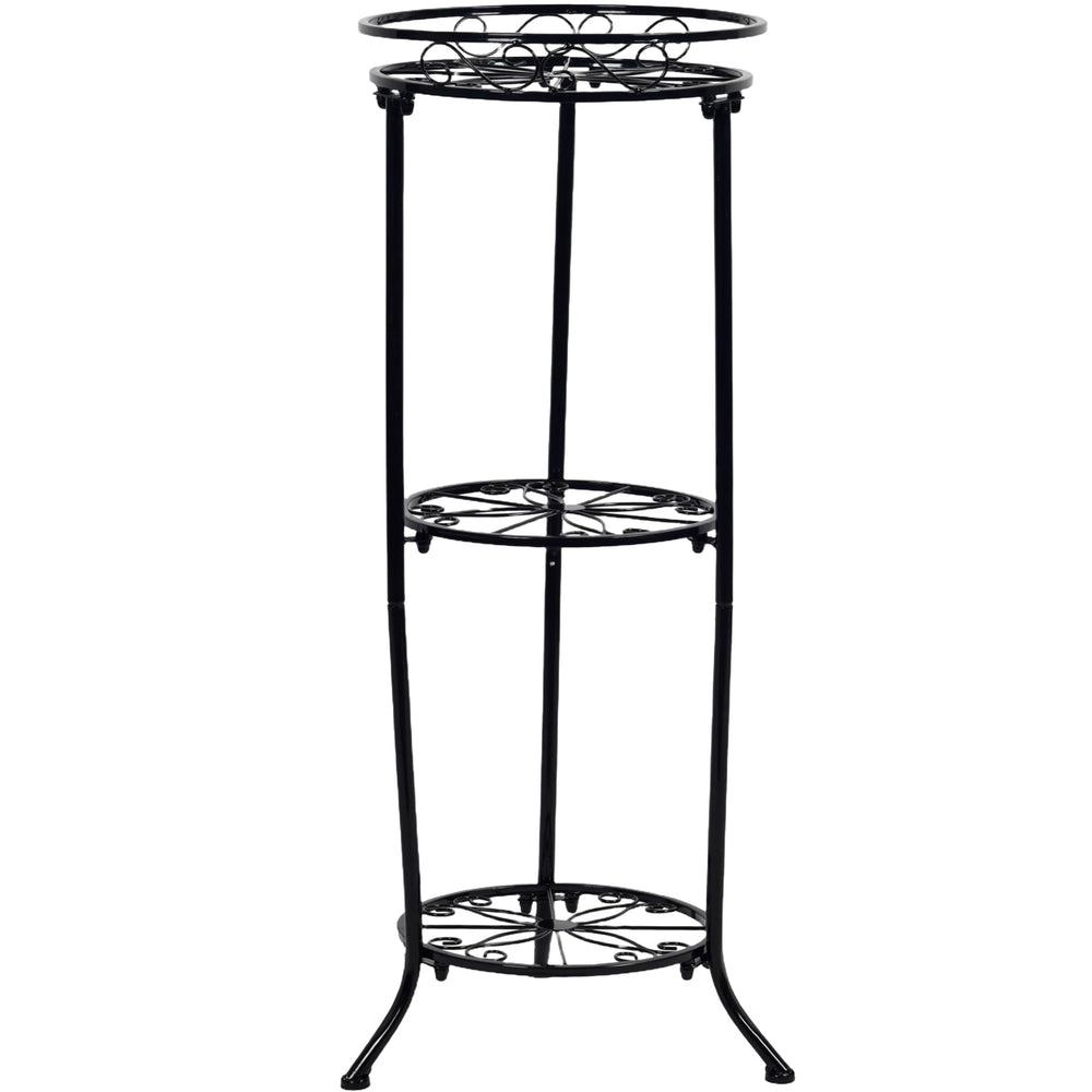 FAMZ front view showing three-tier display and space-saving benefit