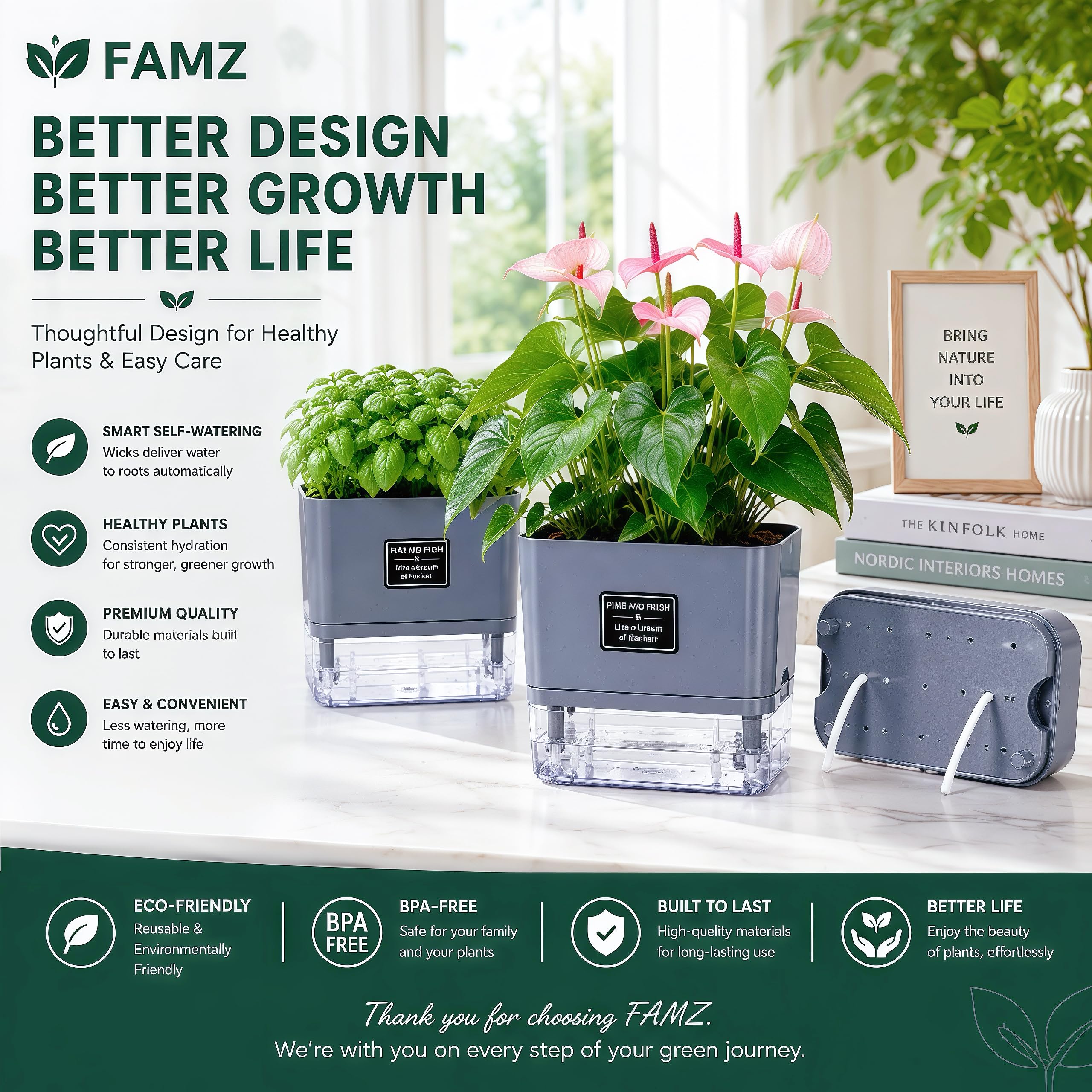 FAMZ detail of soil and root zone demonstrating healthy growth and moisture control